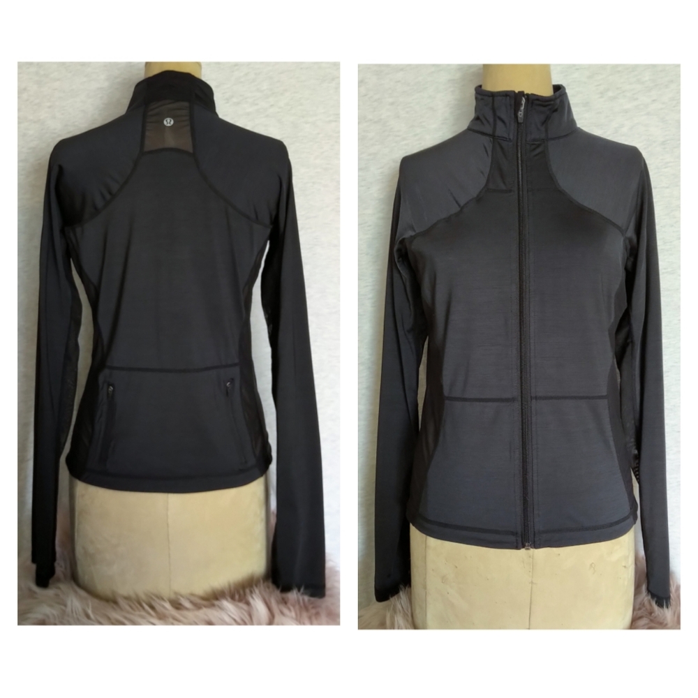 Lululemon Catch Me Air Mesh Panel Running Jacket - Black